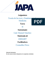 Tarea 2 de Teoria de Los Test