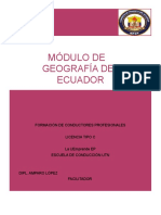 Modulo de Geografía Económica