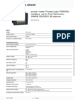 PM5330 Power Meter Spec Sheet