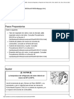 Ajuste Del Tren de Valvules y Inyectores