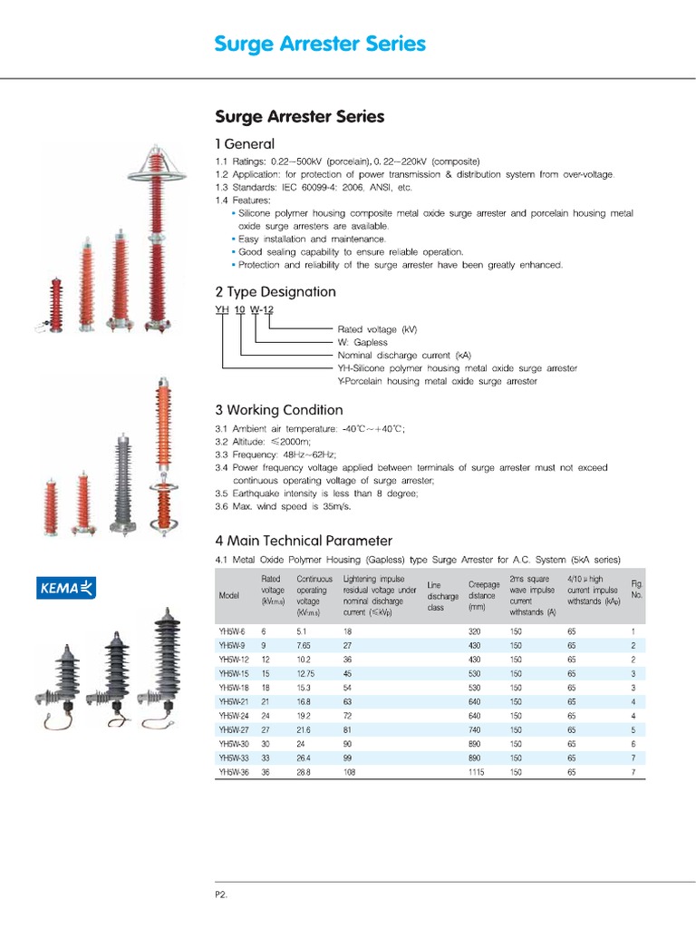 HV Equipment Surge Arresters PDF