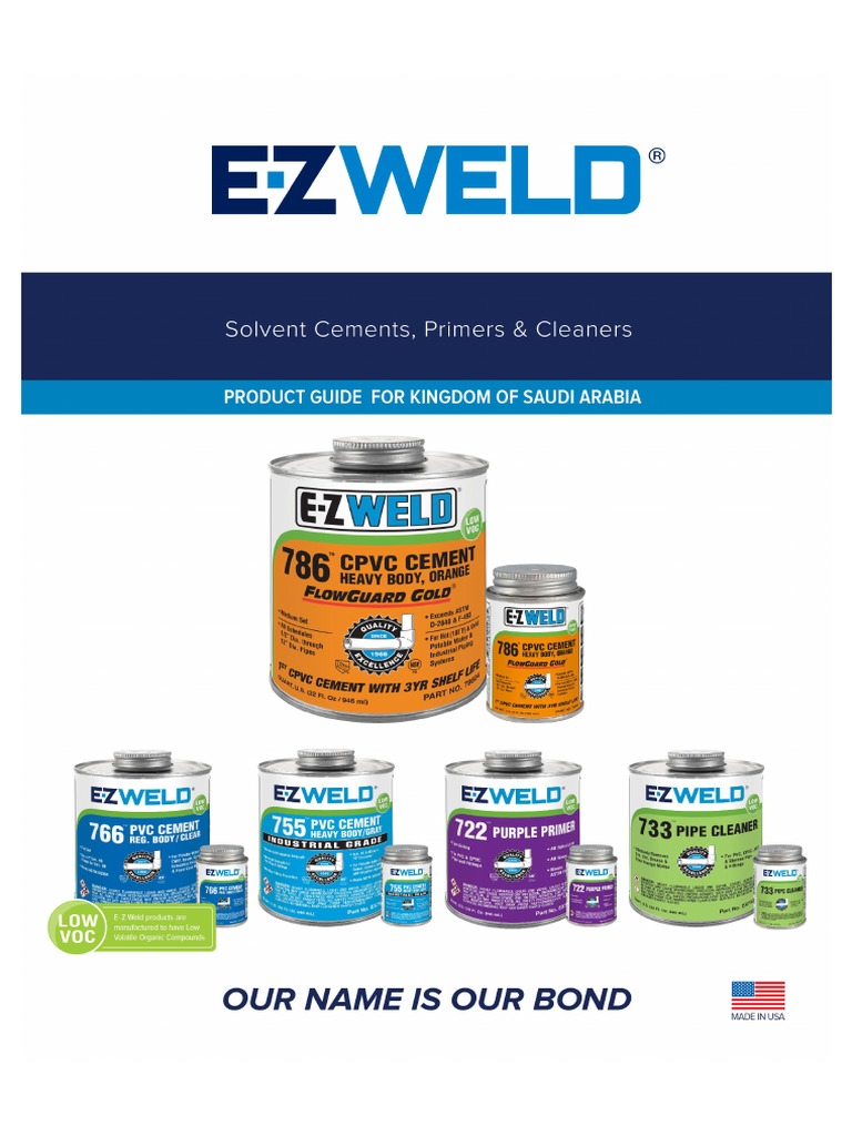EZ WELD Saudi Arabia Product Guide PDF