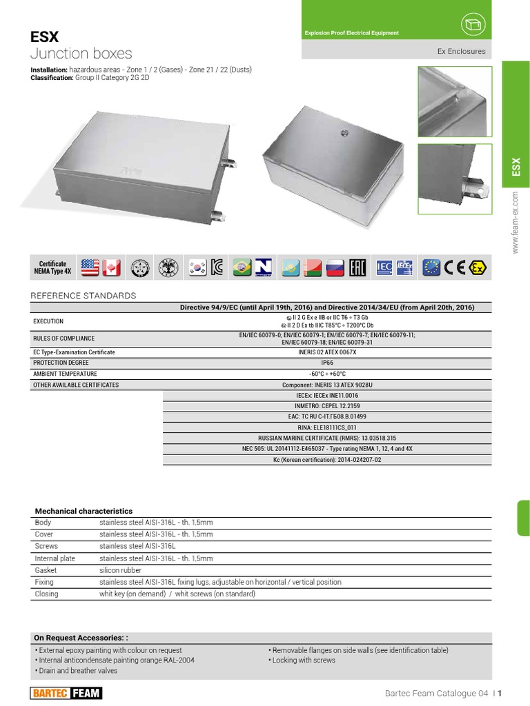 46 Feam Esx Eng | PDF | Electrical Engineering | Manufactured Goods