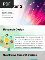 Lesson 5 Chapter 2 Research Design Sampling Techniques