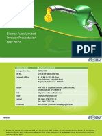 Biomax Fuels investor presentation highlights refining capacity