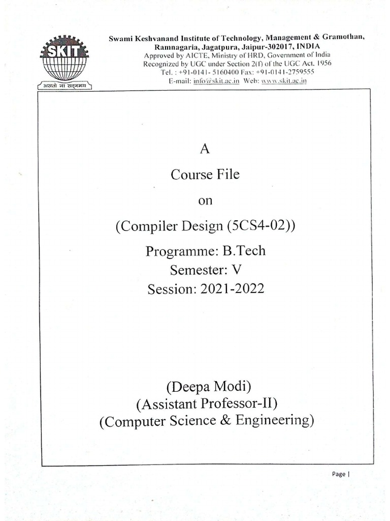 Compiler Concepts and Questions | PDF | Parsing | Compiler