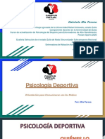 Presentacion YMCA Mia Perozo - Psicología Deportiva I Orientación para Comunicarse Con Los Padres