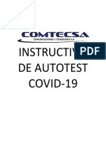 Instructivo de Autotest Covid