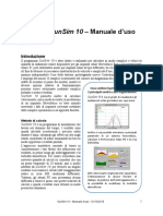 Sunsim 10 Manual ITA