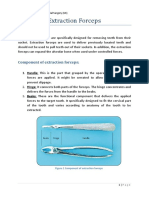 Component of Extraction Forceps