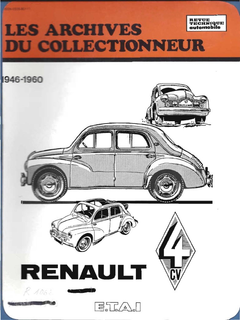 AM.71 - 1:43 - RENAULT 4CV ASSISTANCE FERRARI. - Modèle