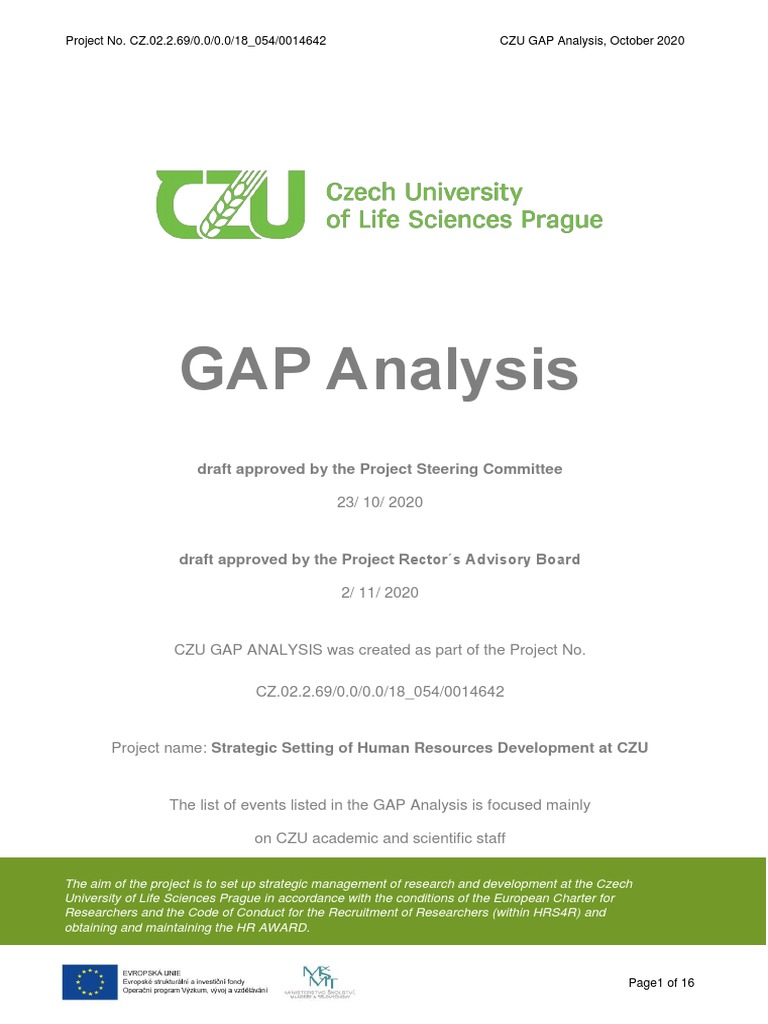 Gap en | PDF | Technology Transfer | Evaluation