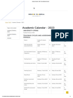 Academic Calendar - 2023 - Nelson Mandela University