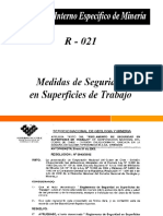 R 021 Superficies de Trabajo