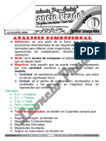 Física - Semana 1 (Análisis Dimensional) - Solucionario