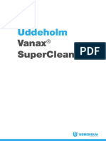 Tech Uddeholm Vanax ES