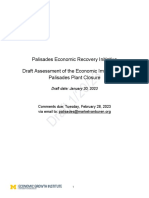 Van Buren County Draft Assessment Section of The Palisades Economic Recovery Strategy