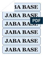 JABA BASE