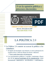 Poltica 2.0 en La Opinion Publica y Los Procesos Electorales