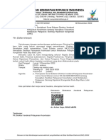 Undangan Sosialisasi Surat Edaran Direktur Jenderal Pelayanan Kesehatan Tentang Kewajiban Fasyankes Melakukan Pelaporan SHK
