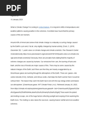 Climate Change - Shelby McGervey  
