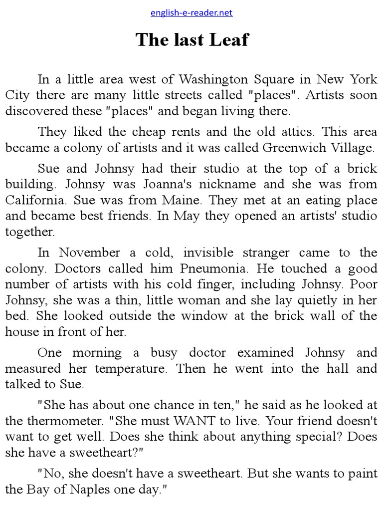 the-last-leaf-o-henry-pdf