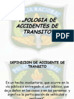 TIPOLOGIA DE ACCIDENTES Curso