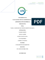 Tarea 22 Resumen Del Posicionamiento de Marca