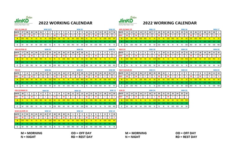 Example Shift Sheet | PDF