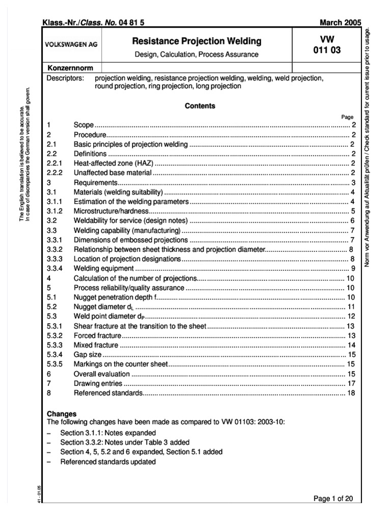 VW 01103 | PDF | Welding | Construction