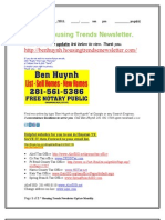 Newsletter- Housing Trends Monthly w Letter Head (1). - Posted by Ben Huynh, REALTOR® Houston TX 281.561.5386. ‘FREE NOTARY PUBLIC.”