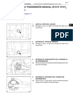 Instrucciones de desmontaje de transmisión manual R151F y R151
