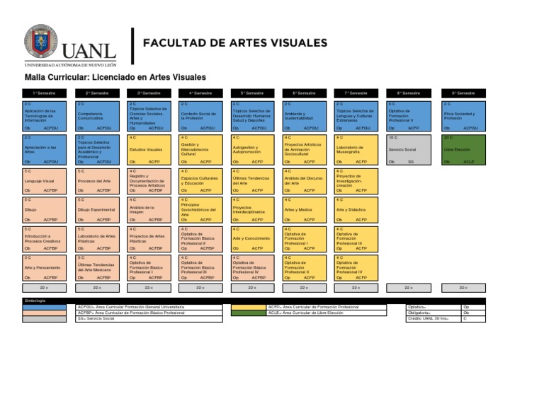 Lic - Artes Visuales Malla Curricular | PDF