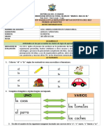 Evaluación Lengua 3er EGB