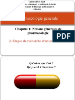 Chapitre 1 Etape de Recherche Dun Médicament