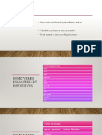 Verbs + Infinitives