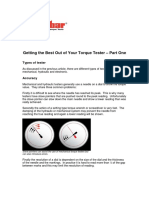 Getting The Best Out of Your Torque Tester (Part 1)