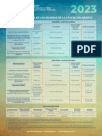 Calendario Pruebas 2023