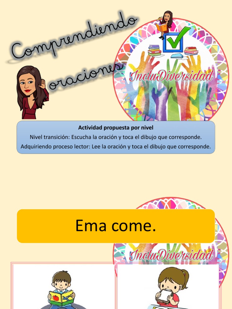 Oraciones Cortas para Primer Grado | PDF | Artes del Lenguaje y ...