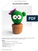 Amigurumi Cactus Pincushion Pattern - Amigurumi Today