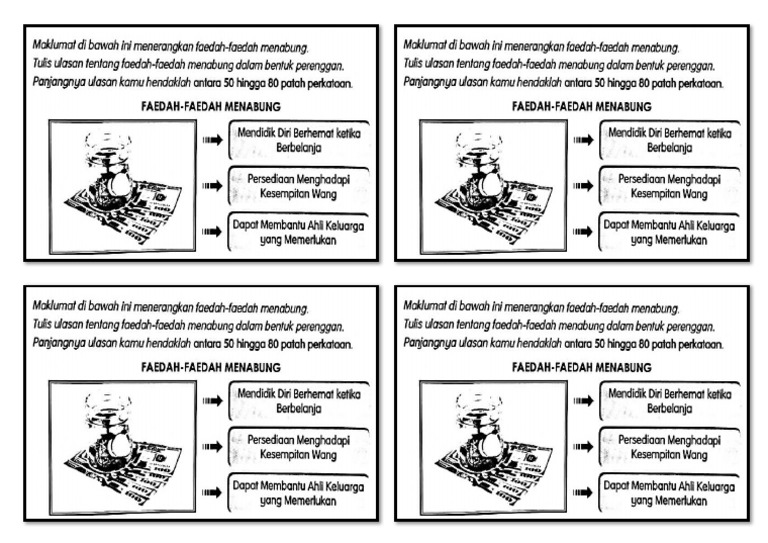 Bahagian B - Faedah Menabung | PDF