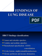 HRCT Findings of Lung Disease Classification