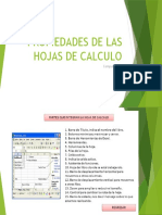 Propiedades de Las Hojas de Calculo