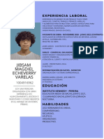 Curriculum Vitae Minimalista Con Gráficos Amarillo Blanco