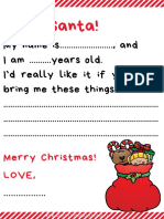Letter To Father Christmas