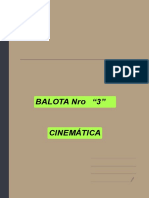 BALOTA Nro 3-CINEMÁTICA GRUPOS "A" Y "B" CICLO 2021 - I