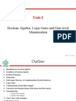 Unit-2-Boolean Algebra, Logic Gates, Gate Level Minimization