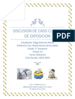 Discusion de Caso Clinico de Exposicion