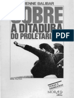 Sobre A Ditadura Do Proletariado (Étienne Balibar)