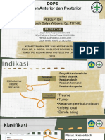 Dops Tampon Dops Anteroposterior - Dr. Fatah S Wibawa